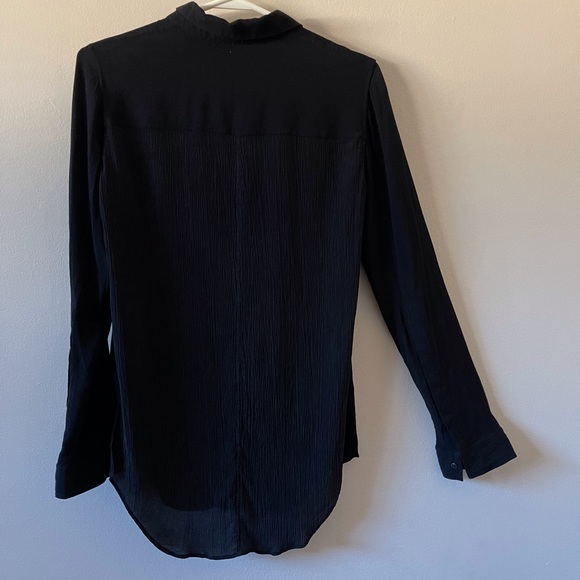 Helmut Lang - silk lined blouse, black - Picture 6 of 11